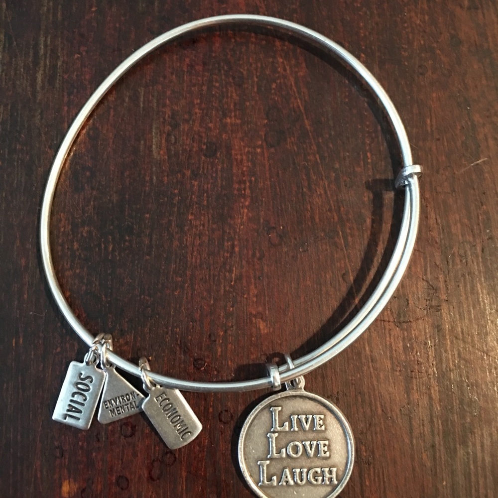 Alex and Ani silver bracelet